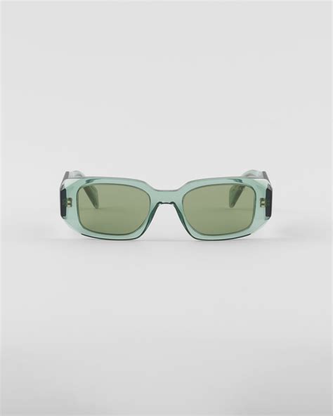 green prada frames|Sage Green Lenses Prada Symbole Sunglasses.